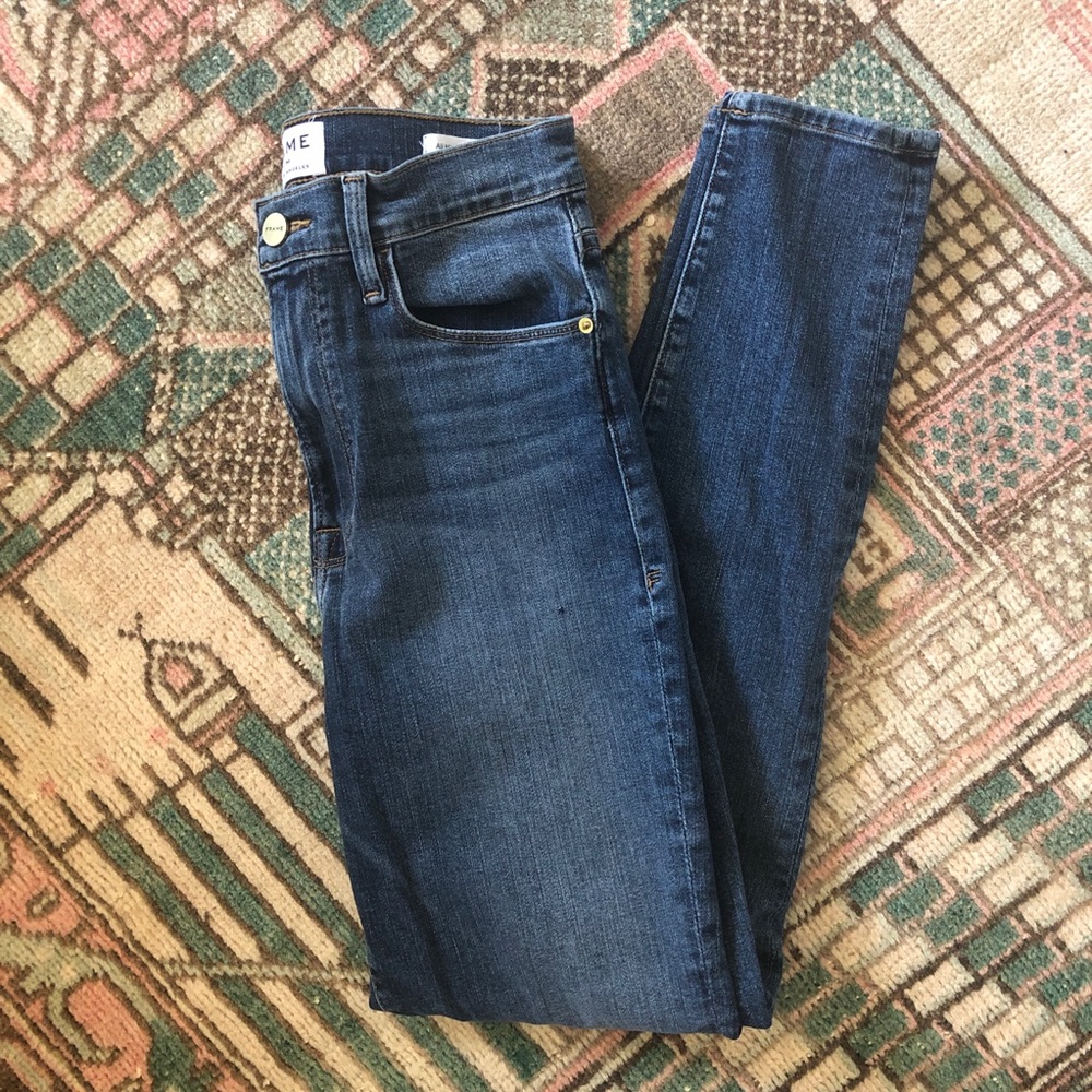✨LAST CHANCE✨ FRAME Denim Ali high rise skinny jeans